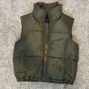 New Look Olive Quilted Puffer Jacket